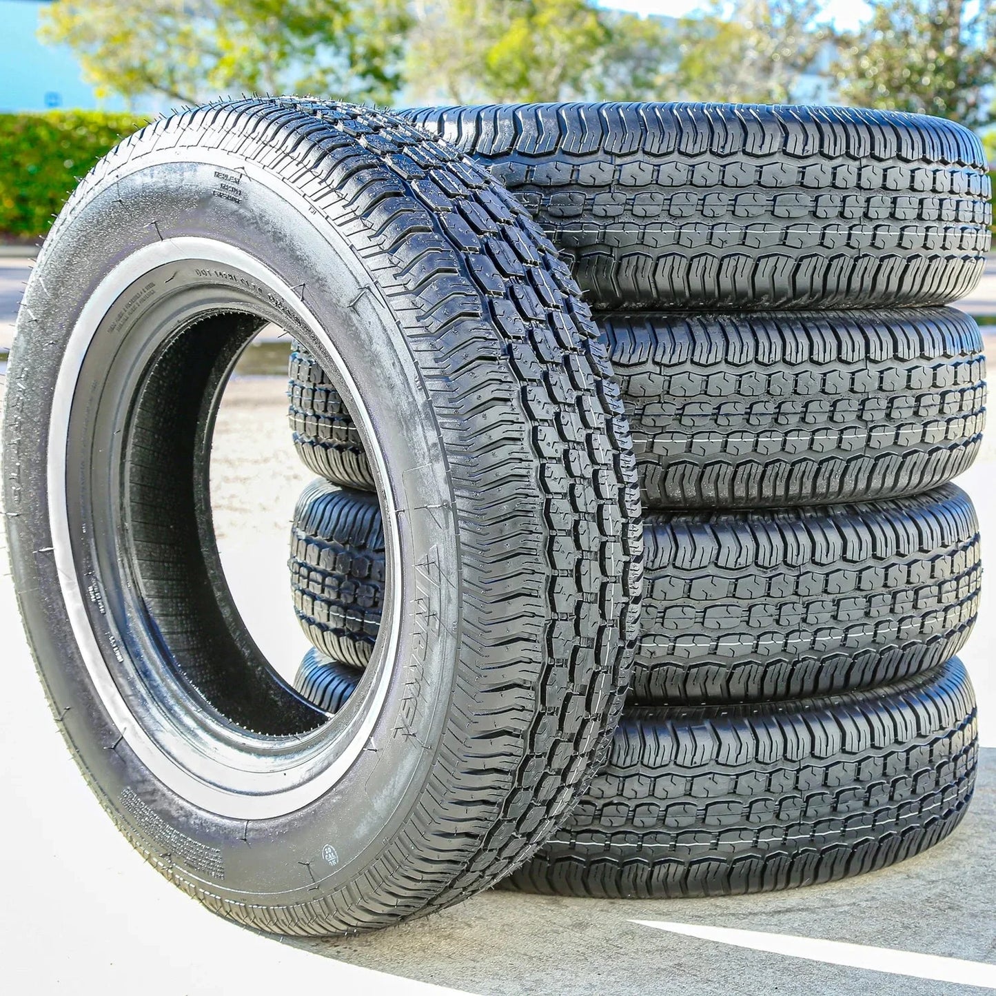 Set of All-Season Tires β Fits 1988β1992 Toyota Corolla LE, 1995β1996 Toyota Tercel DX