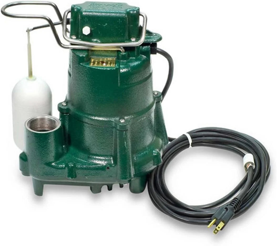 Sewage Pump, 1/2 HP Automatic – Heavy-Duty Submersible Sewage, Effluent or Dewatering Pump