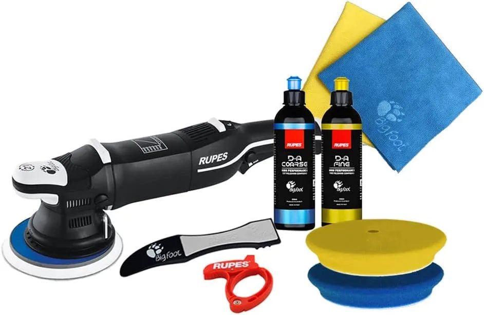 Buffer Polisher for Car Detailing, Orbital Cleaner, Car Cleaning Tool for Wash, Brush & Foam, Car Essential Accessory with Variable Speed (Single Tool)