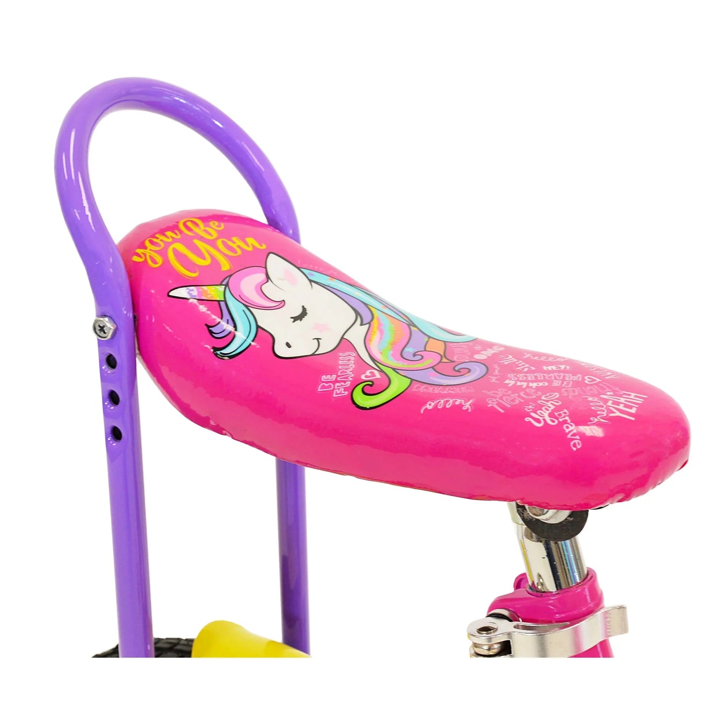 12 In. Let You Be You Unicorn Bike . Pink and Purple