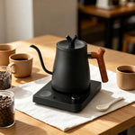 1L Smart Electric Gooseneck Kettle with Temperature Control LCD Display