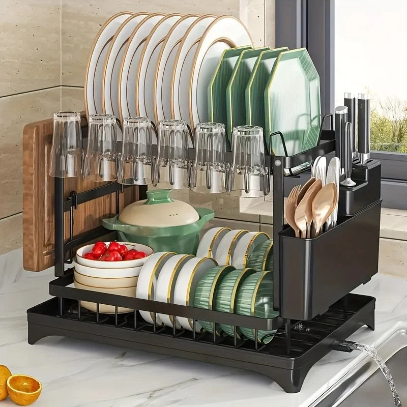 2-Tier Dish Drying Rack