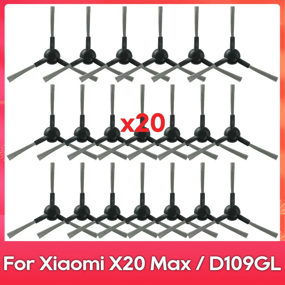 Fit For ( Xiaomi Robot Vacuum X20 Pro, X20 Max, M30, M40S, D102GL, D109GL, D102 ) Part Accessory Brush Filter Mop Dust Bag