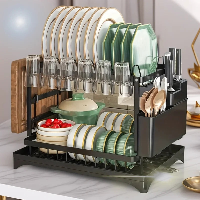 2-Tier Dish Drying Rack