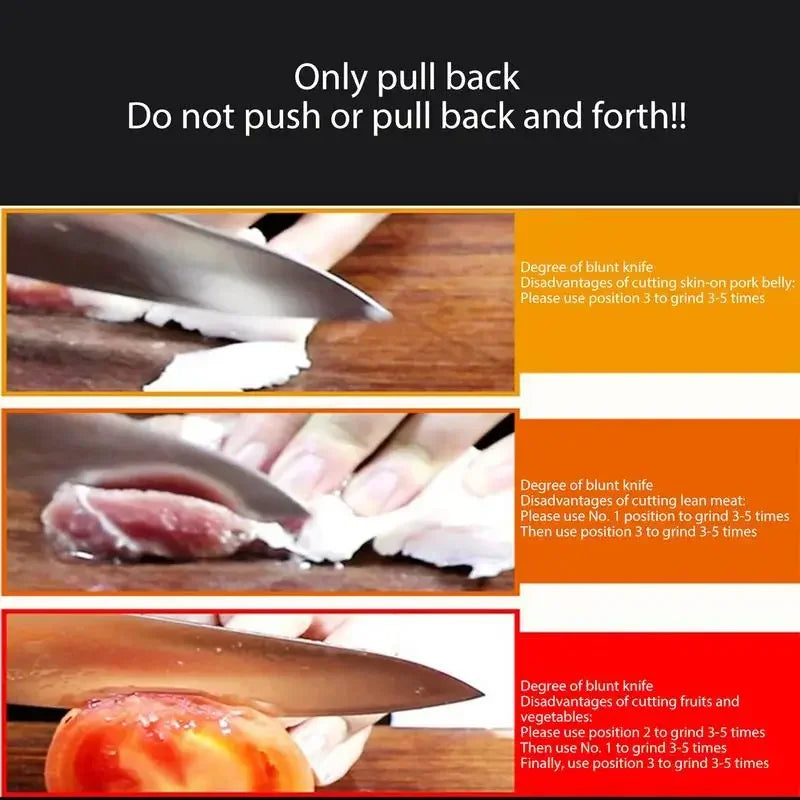 4-Stage Kitchen Knife Sharpener