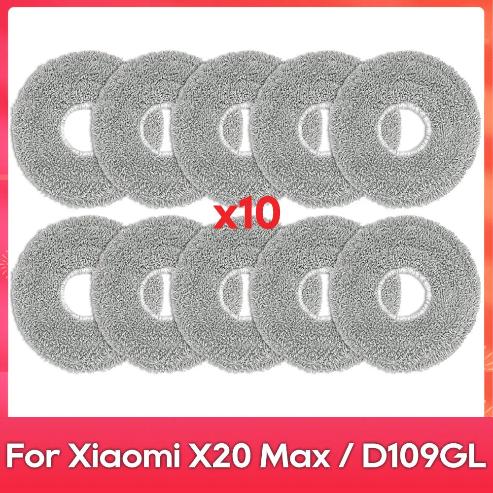 Fit For ( Xiaomi Robot Vacuum X20 Pro, X20 Max, M30, M40S, D102GL, D109GL, D102 ) Part Accessory Brush Filter Mop Dust Bag