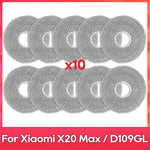 Fit For ( Xiaomi Robot Vacuum X20 Pro, X20 Max, M30, M40S, D102GL, D109GL, D102 ) Part Accessory Brush Filter Mop Dust Bag