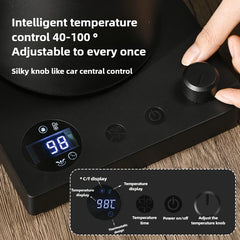 1L Smart Electric Gooseneck Kettle with Temperature Control LCD Display