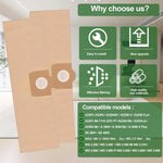 Vacuum Cleaner Bags for Karcher 6.959-130.0 WD3 MV3 WD3 Premium Wet & Dry Vacuum Cleaner, SE4001 MV1 WD3200 WD3300 A2204 A2656