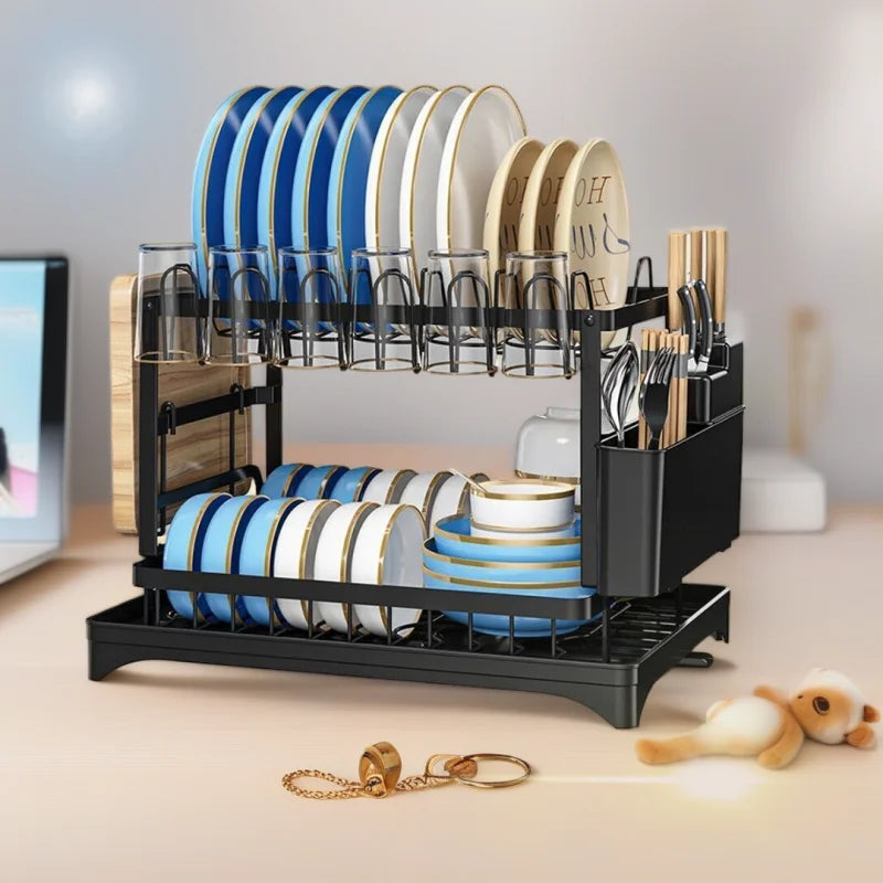 2-Tier Dish Drying Rack