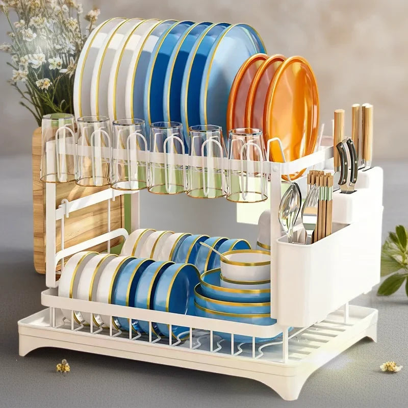 2-Tier Dish Drying Rack