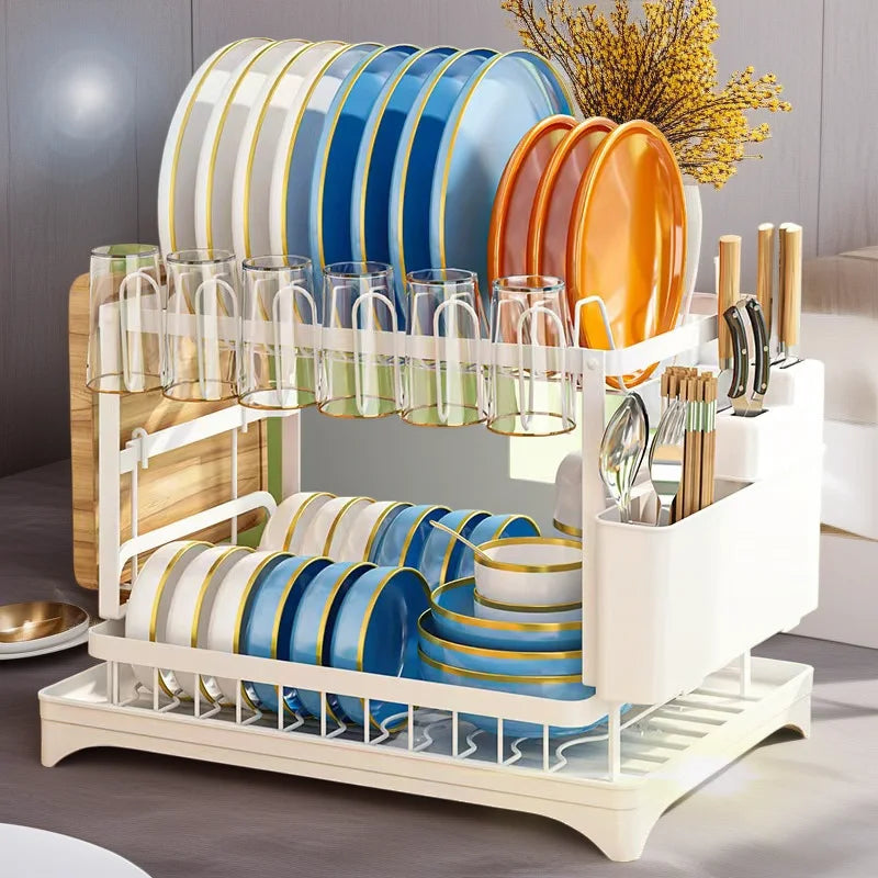 2-Tier Dish Drying Rack